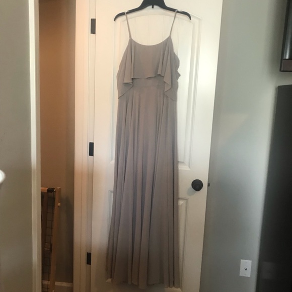 Shining heart maxi dress in grey - Picture 4 of 6